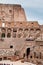 Walls and arcs inside Colosseum at Rome