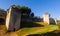 Walls of best preserved medieval town Provins in France