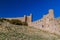 Walls of Castle Loarre in Aragon province, Spa