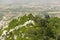 Walls of Castle of Sintra, or Castelo dos Mouros or Moorish Castle, Sintra, Portugal