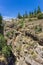 Walls of the Cuenca gardens in Ronda