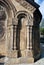 Walls decorated with carving at the Nativity Cathedral