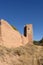 Walls and el Jaque tower, Daroca, Zaragoza province, Aragon, Spa