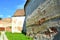 Walls of the fortified medieval church in Calnic , Transylvania