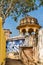 Walls of Jai Niwas Garden in Jaipur, India