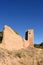 Walls and Jaque tower in Daroca Zaragoza province, Aragon, Spai
