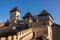 Walls of Karlstejn castle, day time