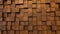 The walls made of rectangular wood have a number