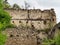 The walls of the medieval fortress Saschiz in Transylvania