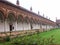 The walls of the monastery. Museum of the Certosa of Pavia.