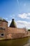 Walls and old pottery bottle kiln