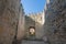 Walls of Saint Georges Castle Castelo de Sao Jorge - Lisbon, Portugal