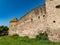 The walls of Sanpetru Saxon fortified Church in Transylvania