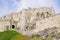 Walls of Spissky Hrad castle, Slovakia