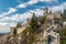 Walls surrounding the Guaita fortress in the republic of San Marino