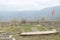 Walls surrounding the king Samuil fortress in Ohrid