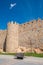 Walls surrounding Spanish city of Avila, Paseo del Rastro
