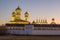 At the walls of the Tikhvin Theotokos Assumption Monastery