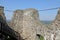 Walls of tower of Trosky Castle