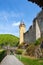 Walls and towers of beautiful Vianden castle