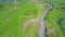 The Walltown Crags at World heritage site Hadrian`s Wall in the beautiful Northumberland National Park