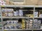 Walmart grocery store interior Great value paper goods