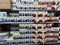 Walmart grocery store interior paper towels and prices