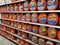 Walmart grocery store interior Tide pods side view