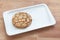 Walnut cookies on a plate