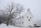 The Walnut Grove Church at Christmas, Boxley, Arkansas.