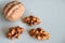 Walnut and shelled walnuts