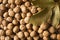 Walnuts as a background
