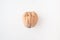 Walnuts on a white background close-up. The concept of vegan and vegetarian. Getting Vitamins from Nuts
