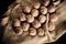 Walnuts on wooden boards.