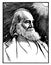 Walt Whitman Woodcut 19th Century