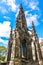 The Walter Scott monument on princess street