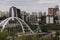 Walterdale Bridge and Skyscrapers of Edmonton