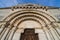 Wamba Romanesque church entrance