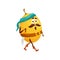 Wampee pirate fruit with sword emoticon in hat