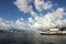 Wan Chai Ferry Pier and Victoria Harbor, Hong Kong