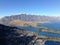 Wanaka Queenstown lake with pure clear water New Zealand landscape