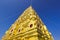 Wang Wiwekaram temple historic building with blue sky