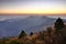 Wangyangshan Sunrise at Taipingshan National Forest Recreation Area in Yilan,