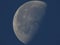 Waning Gibbous Moon near last quarter