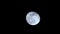 Waning gibbous moon phase moon sci-fi cold color grading