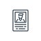 wanted icon vector from law and justice concept. Thin line illustration of wanted editable stroke. wanted linear sign for use on