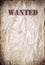 Wanted vintage poster, dead or alive