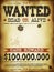 Wanted Vintage Western Poster