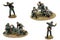 War game miniatures WWII, german soldiers