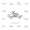 war humvee military icon. Detailed set of transport outline icons. Premium quality graphic design icon. One of the collection icon